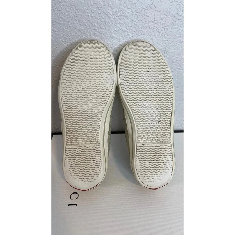 Burberry Cndonqingus Metallic Light Gold Speckle Slip On Shoes Womens 38 EU/8 US